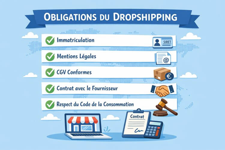 Exigences légales du dropshipping