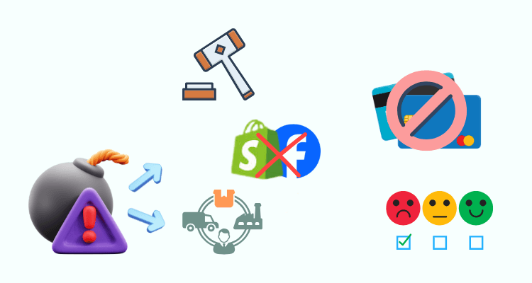 Les 5 risques majeurs du risque de dropshipping
