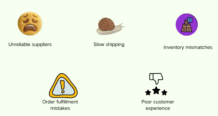 dropshipping common problems