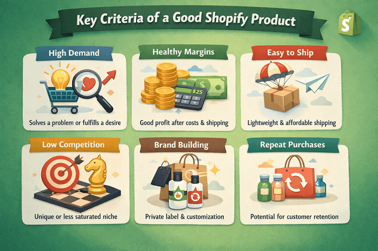 Key standard of good Shopify products
