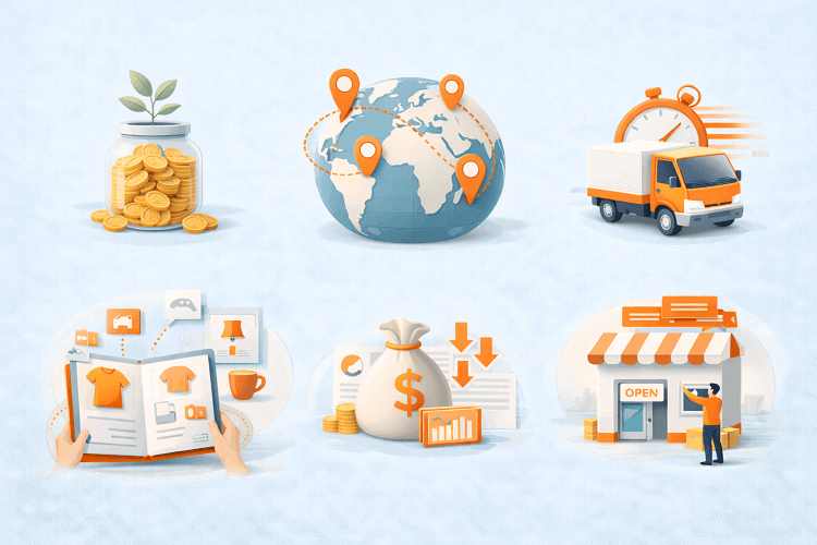 Les avantages du dropshipping