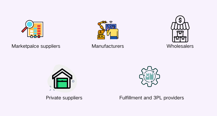 dropshipping supplier types