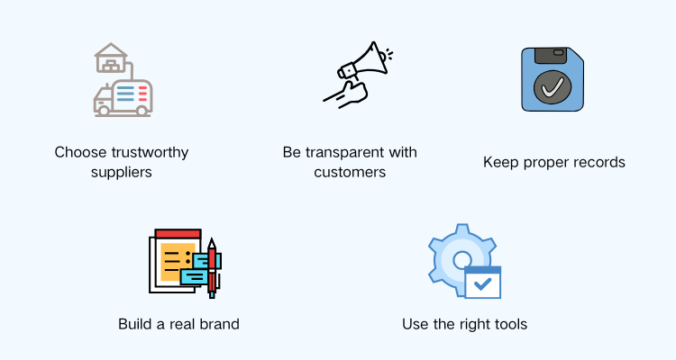 steps to run a legal dropshipping business