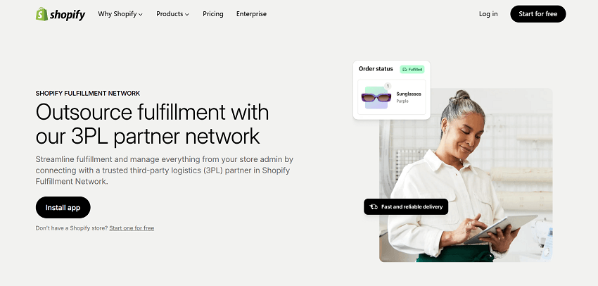 Shopify fulfillment network